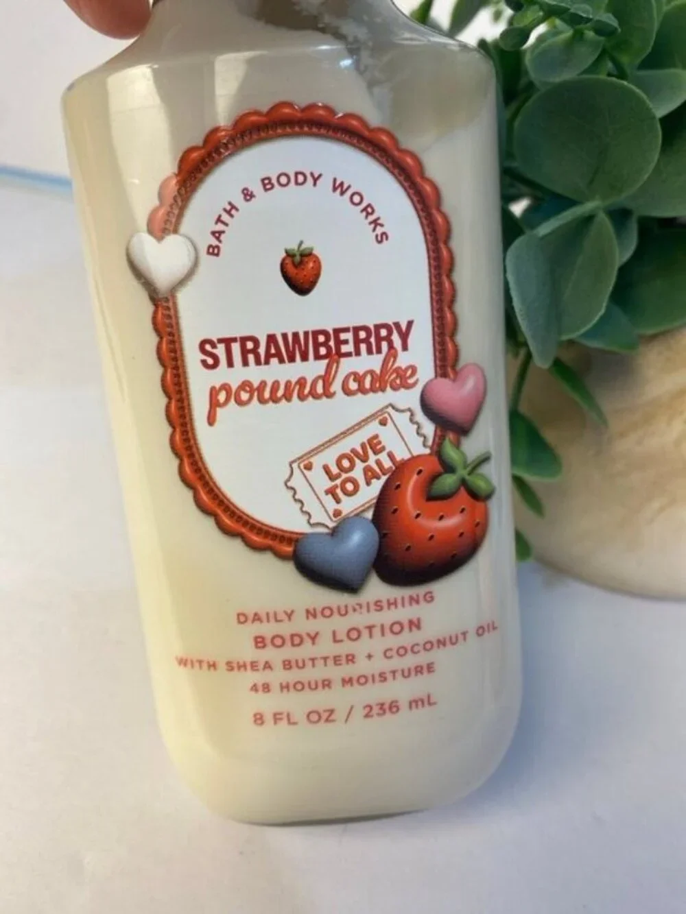 “Strawberry Pound Cake” Bath & Body Works New 3- Pc Body Care Set